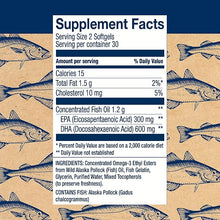 Load image into Gallery viewer, Omega 3 EPA-DHA de Pescado Salvaje en Capsulas.